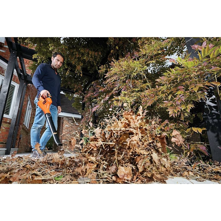 BLACK + DECKER Leaf Blower with Lithium Battery PowerCommand